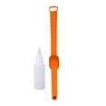 thumbnail image 3 of Portable Silicone Hand Sanitizer Wristband Dispenser 20ml Capacity With Refillable Beak Bottle For Travel Work And Healthcare Adjustable Wearable Sanitizer Bracelet For Adults And Children, 3 of 5
