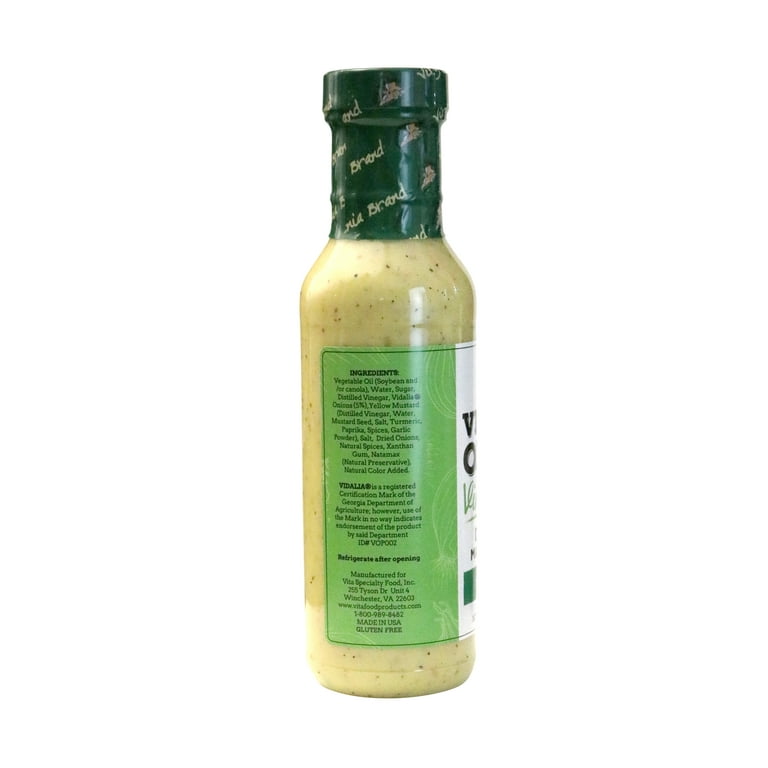 Virginia Brand Sweet Vidalia Onion Vinaigrette Salad Dressing, 12 fl oz -  Walmart.com