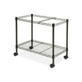 thumbnail image 6 of Lorell Mobile File Cart - 4 Caster - Steel - 12.9" X 25.8" X 20.5" - Black (LLR45651), 6 of 8