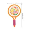 thumbnail image 2 of HOOWIFFY 1Set Orange Soft PVC Handle Racket for Multi Sport Outdoor Tennis Badminton Beach Use, 2 of 8