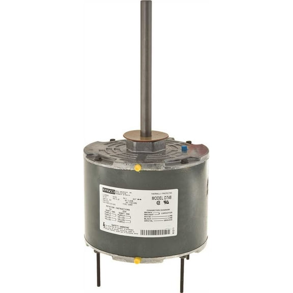 FASCO® CONDENSER FAN MOTOR, 5-5/8 IN., 208 / 230 VOLTS, 2.9 AMPS, 1/3 HP, 1,075 RPM