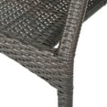 thumbnail image 2 of Clancy Outdoor 3 Piece Wicker Stacking Chair Chat Set, Multibrown, 2 of 12