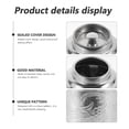 thumbnail image 4 of LEEYNEER Airtight Tea Container Silver Round Retro Simple Design 1Pack 4.3x3.5x2.2in, 4 of 6