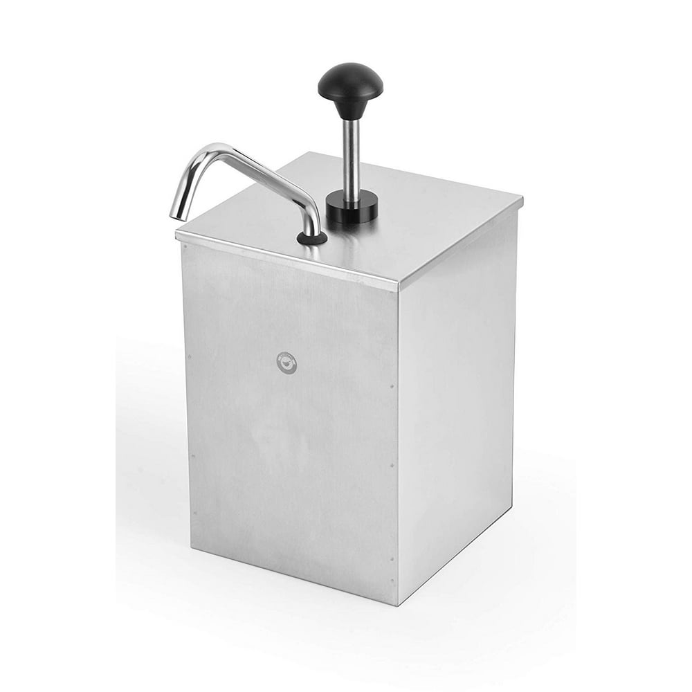 ChefQ Condiment Pump Single Head Sauce Dispenser Stainless Steel