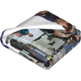 thumbnail image 3 of Cartoon Blanket Ultra-Soft Fleece 50''x40'' Blanket for Couch Bed Warm Plush Throw Blanket Suitable for All Season (TH-1), 3 of 8