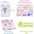 thumbnail image 2 of Jack Meets Kate Cute Kawaii Attractive Pink Aesthetic Wall Art Print Decor, Pink Poster for Teen Girls, 50 Pieces 4x6, 2 of 5