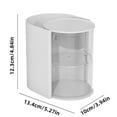 thumbnail image 4 of Yesbay Makeup Brush Holder Storage Box ,Rotatable Design Earring Bracelet Hair Accessories Organizer, 4 of 10