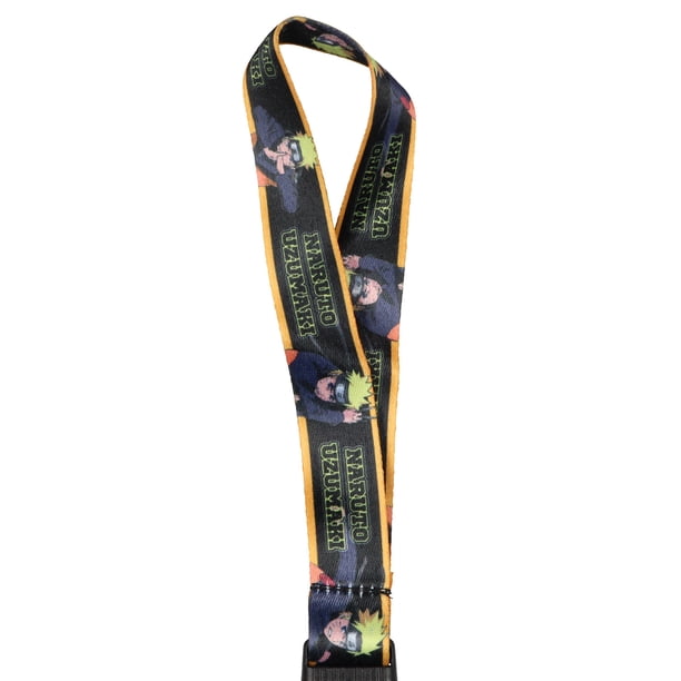 Naruto Shippuden Wristlet Lanyard for Keys | ID Holder - Walmart