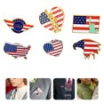 thumbnail image 4 of Shisuyan Independence Day Accessory Blue Alloy 6Pcs 1.1X1X0.4In, 4 of 8
