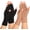 Black1+brown1, variant on 2 Pairs Arthritis Compression Gloves for Women Men, Fingerless Joint Support Hand Gloves for Typing