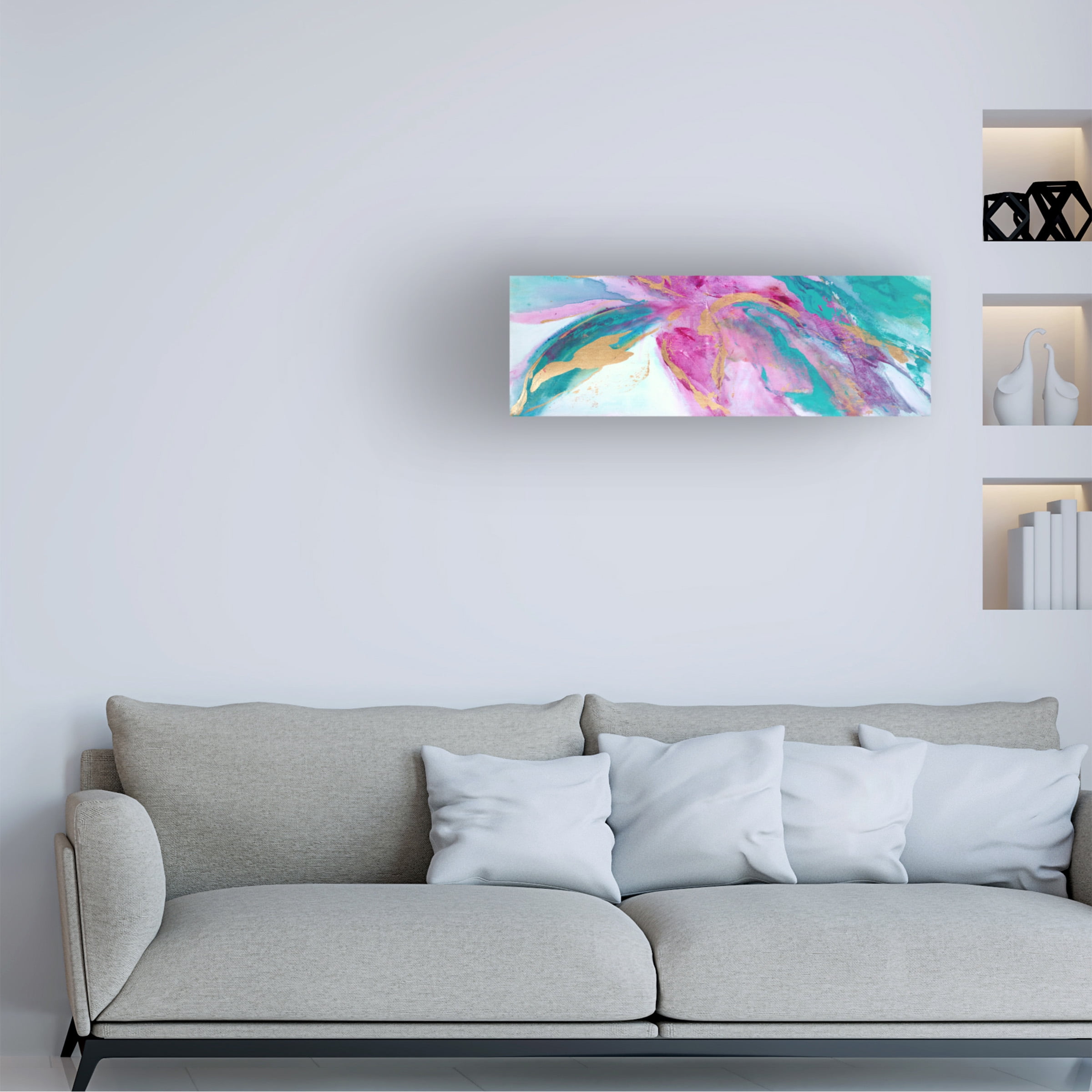 Suzanne Wilkins 'Magenta Colores II' Canvas Art