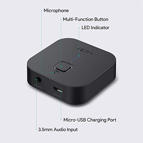 Aukey bluetooth 5 receiver wireless audio music adapter a2dp deals