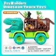 thumbnail image 3 of Camión de juguete con forma de dinosaurio JoyBuilders 18 en 1 para niños de 3 a 5 años con coches, 3 of 7