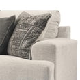 thumbnail image 5 of Benjara Tren 96 Inch Queen Sleeper Sofa, 4 Jacquard Pillows, Beige Polyester, 5 of 6