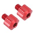 thumbnail image 1 of Motorcycle Rearview Mirror Adapter Screw, 2Pcs Aluminum Alloy Height Adjustment Screw Rearview Mirrors Converter for 8mm Mirror Mount, 1 of 7