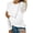 White, variant on Oalirro Womens White Long Sleeve Tops Graphic Prints Round Neck Tie Dye Shirt, 5XL