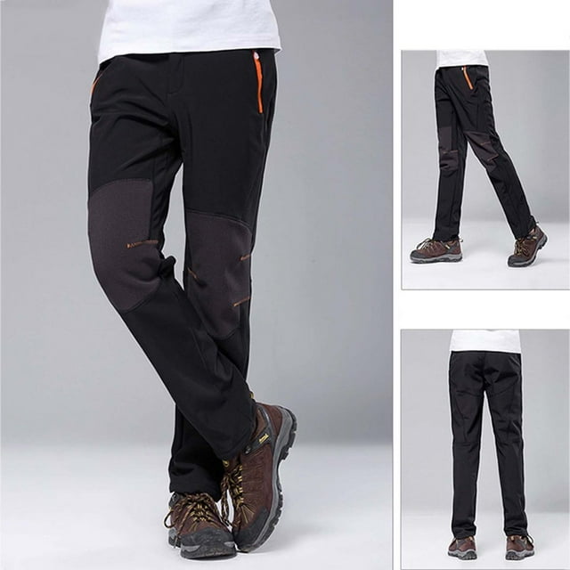 Salopette Isolée pour Hommes, Pantalon à Poches Uni, Pantalon de Neige Imperméable