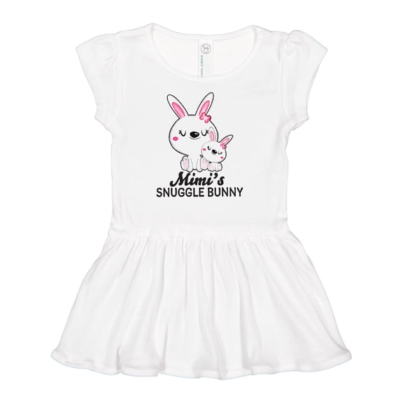 Inktastic Mimis Snuggle Bunny Easter Girls Baby Dress