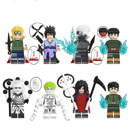 Konoha Village Children s Assembling Toys Naruto Series Metkay White Minifigure Building Blocks Walmart
