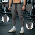 thumbnail image 4 of Havenx Baggy Sweatpants for Men Tapered Legs Drawstring Joggers with Pockets Elastic Waist Open Bottom Sweatpant Athletic Comfy Y2k Fall Winter Loose Fit Pant,Gray XL, 4 of 4