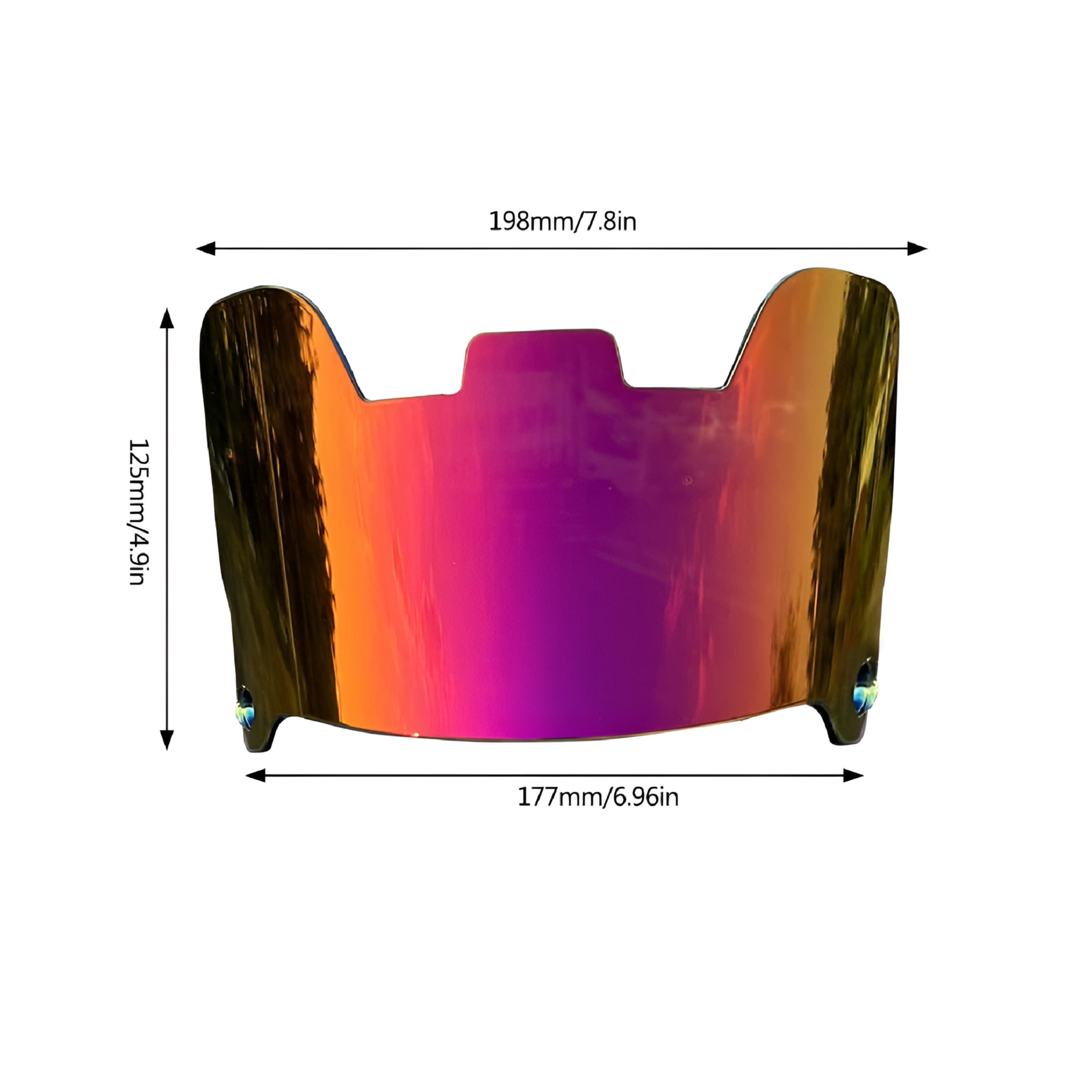 HBMYN 2026 New Youth Football Eye Shield Clear Visors with Anti Fog Adult Football Visors Clear Football Helmets Visors Scratch Resistant