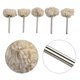thumbnail image 2 of 5pcs 3mm Wool Polishing Brush Grinding Buffing Wheel Grinder Head For Grinders Metal Jade Gem Olives Walnut Polishing Tool, 2 of 5