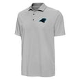 thumbnail image 2 of Men's Antigua Black/White Carolina Panthers Pave Polo, 2 of 3