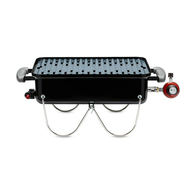 Weber 1-Burner Go-Anywhere Compact Gas Grill with Porcelain