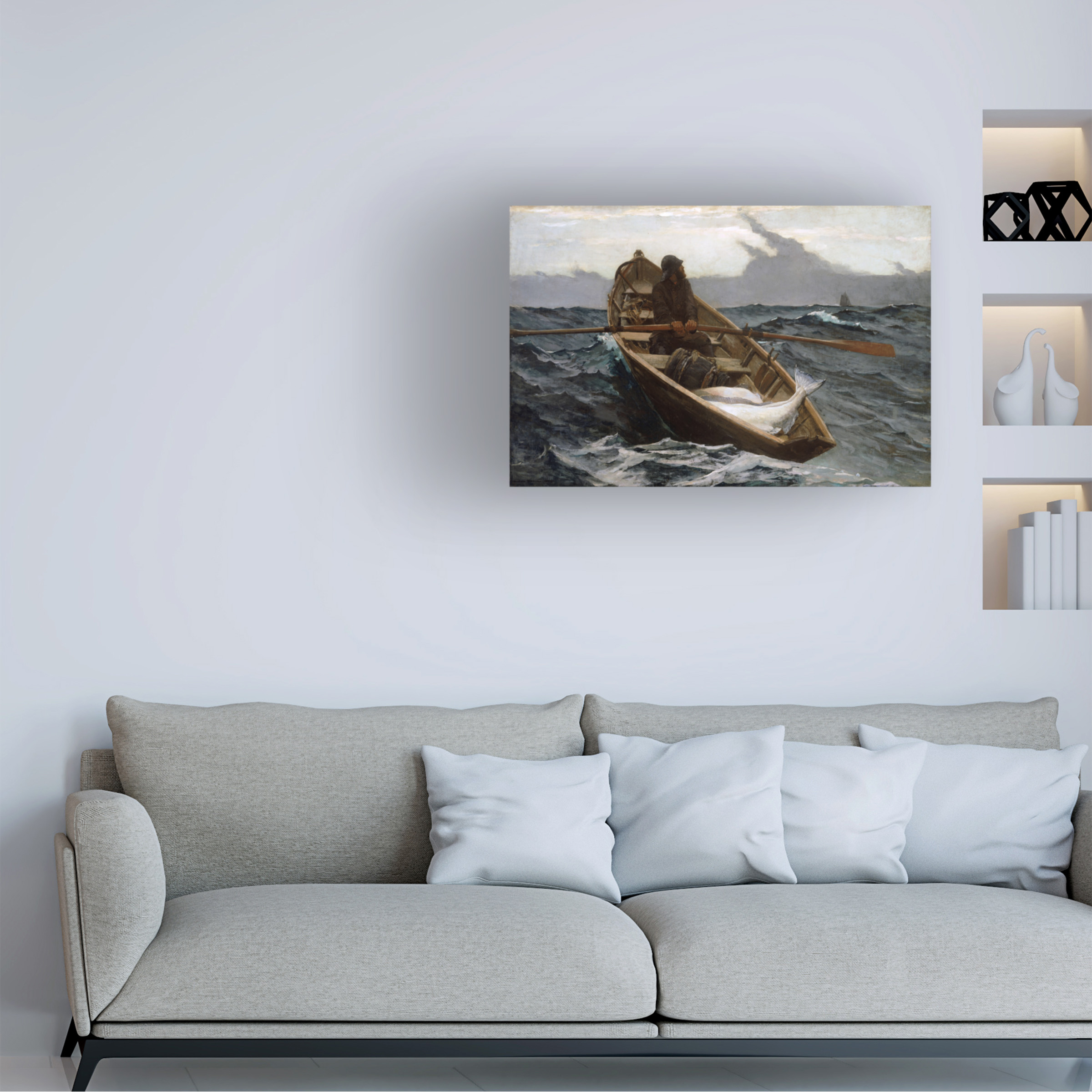 Homer 'The Fog Warning' Canvas Art