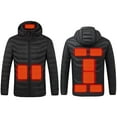 thumbnail image 2 of Sentmoon Jacket Winter Coats for Men Small Gifts for Women USB Intelligent Constant Temperature Heated Windproof Plus Size Coat for Men and Women Winter Heated Jacket Coat Fall and Winter, 2 of 7