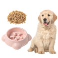 thumbnail image 4 of Comedero para perros y gatos, cuenco para comida para perros y gatos, cuenco duradero antideslizante para mascotas, para evitar asfixia, gatos y rosado Yinane Comedero lento para perros, 4 of 5