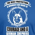 thumbnail image 3 of CafePress - Courage And German Shepherd T Shirt T Shirt - Men's Fitted T-Shirt, 3 of 4