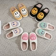 thumbnail image 2 of ZELAND Halloween Pumpkin Ghost Warm Winter Cotton Slippers for Men and Women - Couple's Thick Sole Anti-Slip Indoor House Shoes, 2 of 5