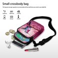 thumbnail image 7 of HELLHERO Shoulder Purse Trendy Polyester Double-layer Unisex 4.33x1.97x7.09 Outdoor Travel, Capybara with Sunflower Wreath, 7 of 7