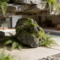 thumbnail image 4 of zhonghuaying Non-Hollow Artificial Rock, Moss Rock, Decorative Rocks, PU Foam Stone for Outdoor Landscaping Yard, Indoor Window Display(6.29x10.23 in), 4 of 8