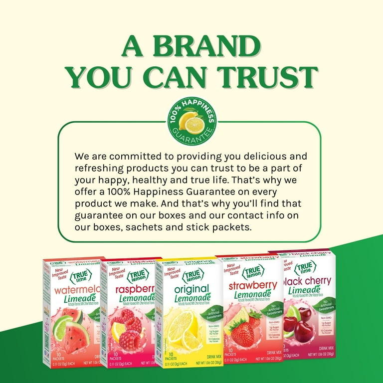 True Lemon Raspberry Lemonade Drink Mix