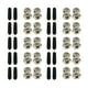 thumbnail image 1 of Cuerda de Ajustador Sharpla 10 Pares Tornillos Con Tapas de Extremo, 1 of 8