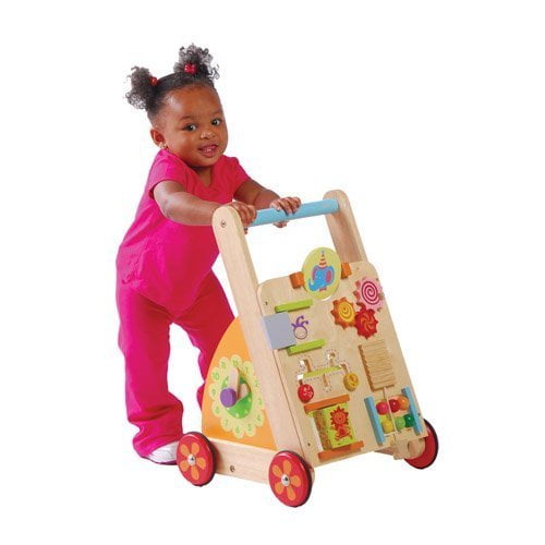 wooden activity kitchen walker