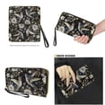 thumbnail image 4 of TSOVTHRID Hummingbird Daisy Floral Print Tote Bags for Women Top Handle Satchel Purses Set Black Hobo Shoulder Handbag with Matching Leather Wallet for Shopping, 4 of 7