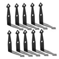thumbnail image 6 of Raindrops 10pcs L Shape Brackets For Shelves Furniture Corner Braces Wall Shelf Support Brackets Heavy Duty Metal Connectors For Cabinets Desk, 6 of 8