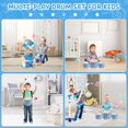 thumbnail image 4 of Batería Infantil deAO Kids Jazz Mejorada con 5 Tambores y Luces para Niños de 3 a 5 años Azul, 4 of 6
