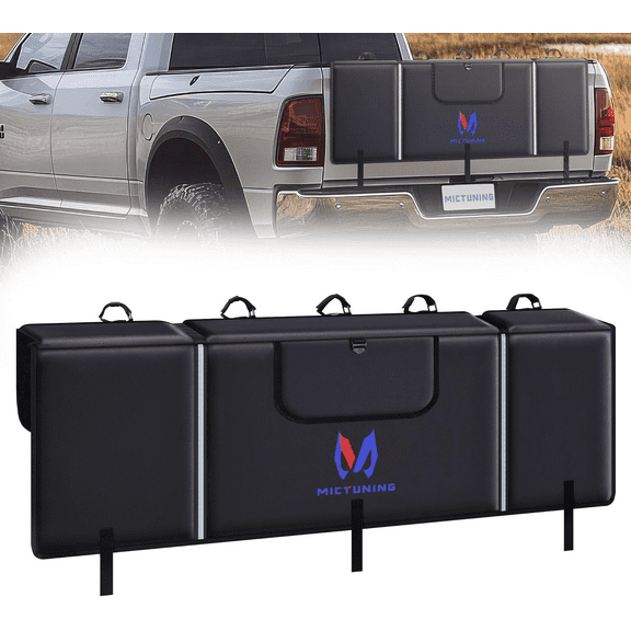 1 Set 50" Tailgate Pad Pickup Truck Tailgate Protector Mat For 5 MTB Bike Racks