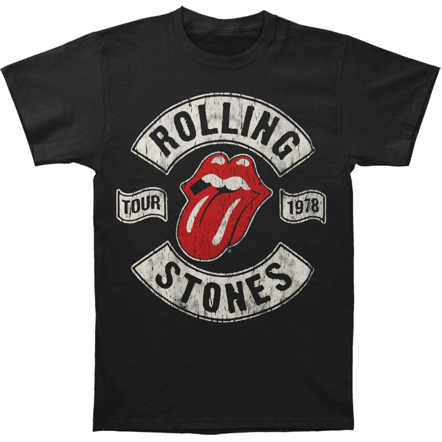 Rolling Stones - Rolling Stones Men's US Tour 1978 (Back Print) Slim ...