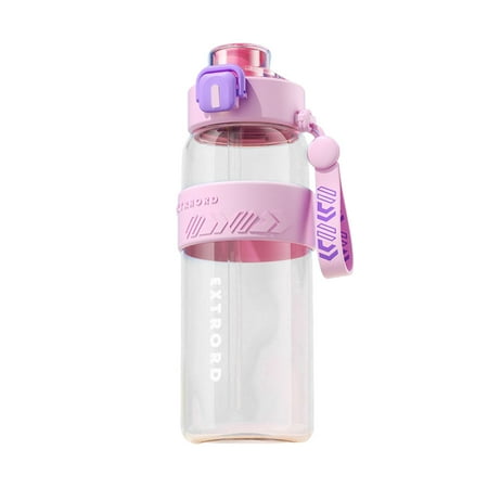 

850ML Water Bottle with Straw Motivational Water Bottles BPA Free Leak Proof Sports Water Bottle for Men Women Gym Fitness Outdoor