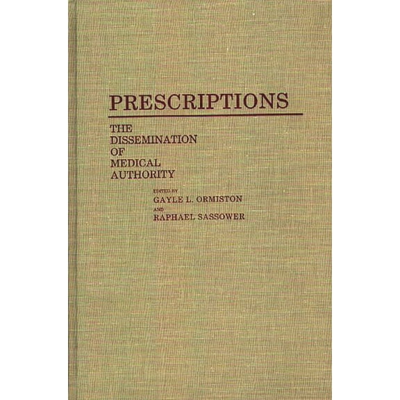 African Special Bibliographic Prescriptions: The Dissemination of Medical Authority, Book 27, (Hardcover)