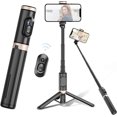 thumbnail image 1 of czcpp-Tripie para Celular, Selfie Stick, Tripode para Celular 3 en 1, Control Remoto Integrado para Móviles de 4 a 7 Pulgadas, Ideal para Fotografía y Viajes, 1 of 4