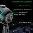 thumbnail image 3 of LNGOOR Microphone de Jeu USB pour PC, Micro à Condensateur Programmable avec Lumière RVB, Surveillance du Gain Silencieux, Contrôle du Volume pour Diffusion en Continu, Balado, Twitch, YouTube, Discord, Ordinateur Mac PS5, 3 of 9