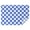 Blue and White, variant on Blue and White Checkered Pattern Rectangle Tablecloth 60"x84",Waterproof Polyester Rectangle Table Cloth, Wipeable Spillproof Polyester Tablecloth for Dining, Camping, Indoor and Outdoor