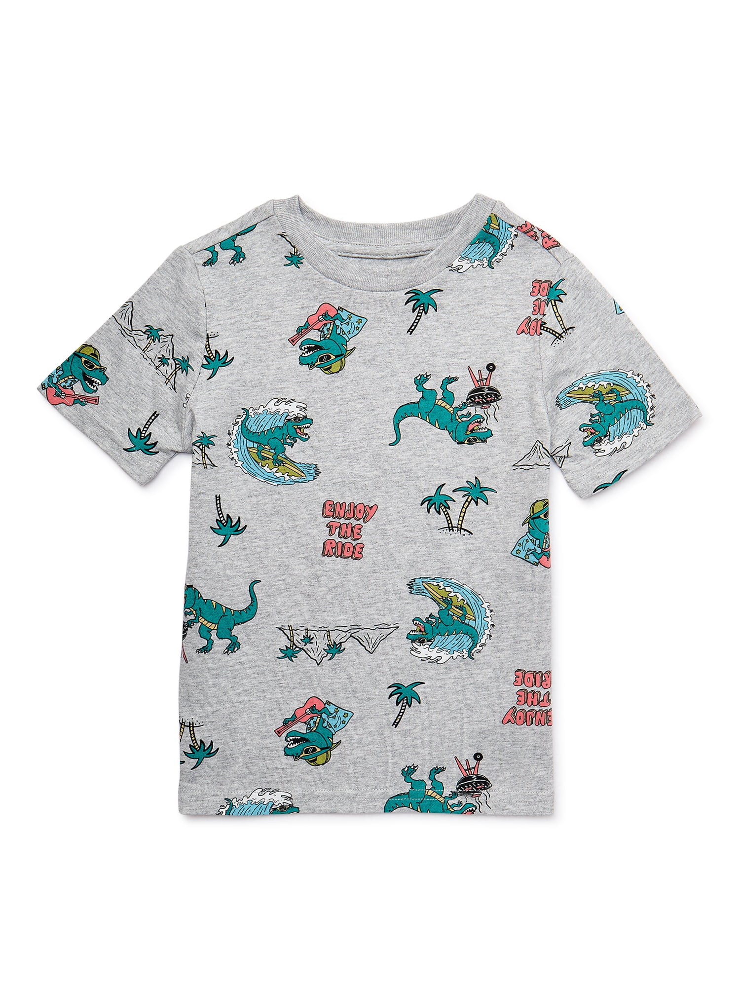 365 Kids From Garanimals 365 Kids Boys Short Sleeve Print T-Shirt, Sizes 4-10