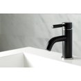 thumbnail image 2 of Fauceture LS8229DKL Kaiser Single-Handle Bathroom Faucet with Push Pop-Up, Matte Black/Brushed Nickel, 2 of 5